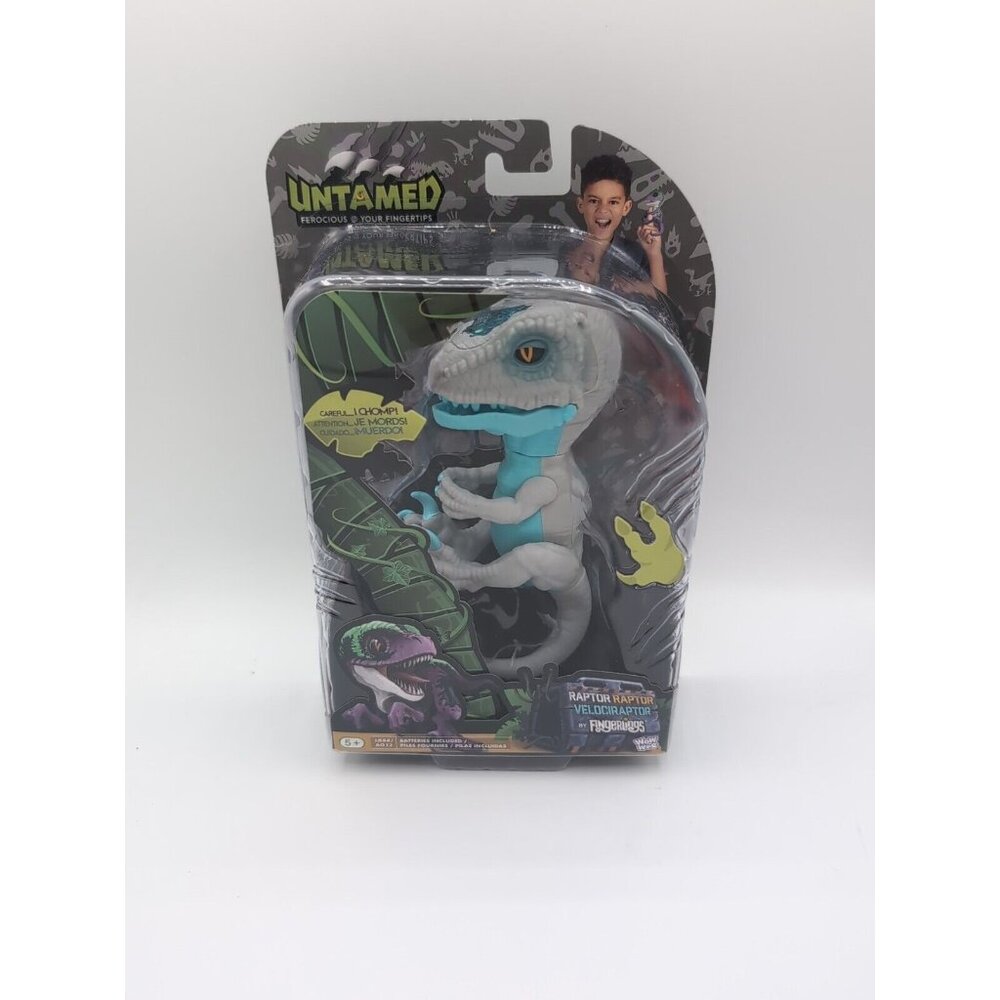 Discontinued WowWee Untamed Interactive Raptor by Fingerlings Razor - SLEDGE
